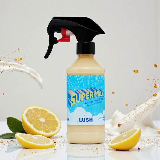 Decants de Lush - Super Milk Glitter Mist original Chile | DecantsTalca