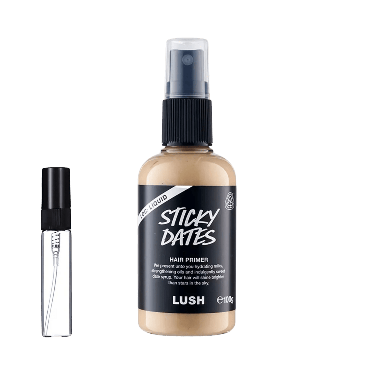 Decants de Lush - Sticky Dates Hair Primer original Chile | DecantsTalca