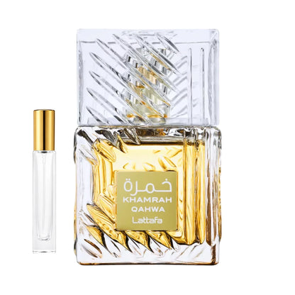 Decants de Lattafa - Khamrah Qahwa