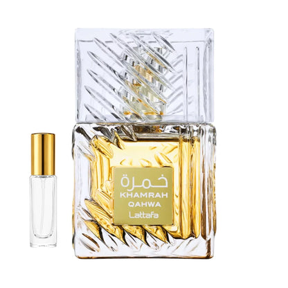 Decants de Lattafa - Khamrah Qahwa