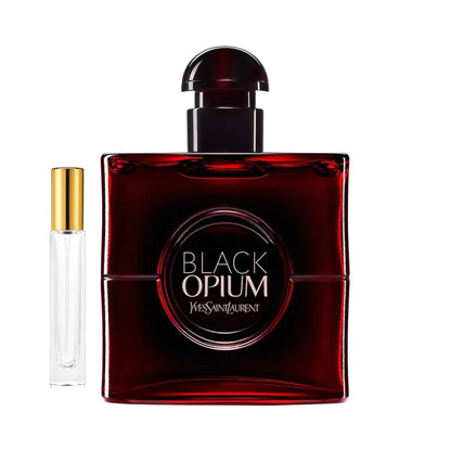 Decants de Yves Saint Laurent - Black opium over red