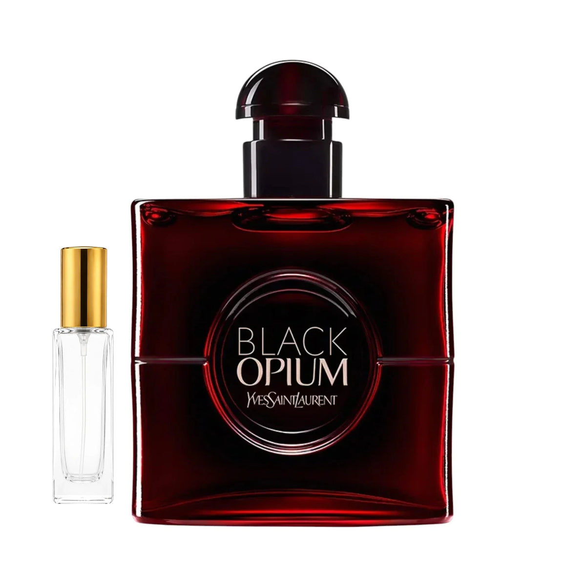 Decants de Yves Saint Laurent - Black opium over red