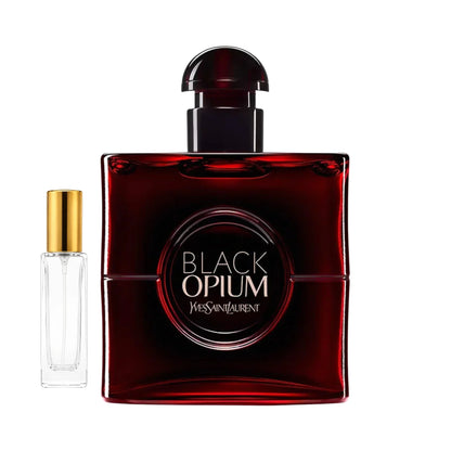 Decants de Yves Saint Laurent - Black opium over red